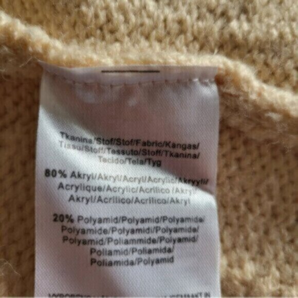 ESQUALO Fringe Knit Cardigan Sweater NWT Women's Sz Lrg - Picture 13 of 14